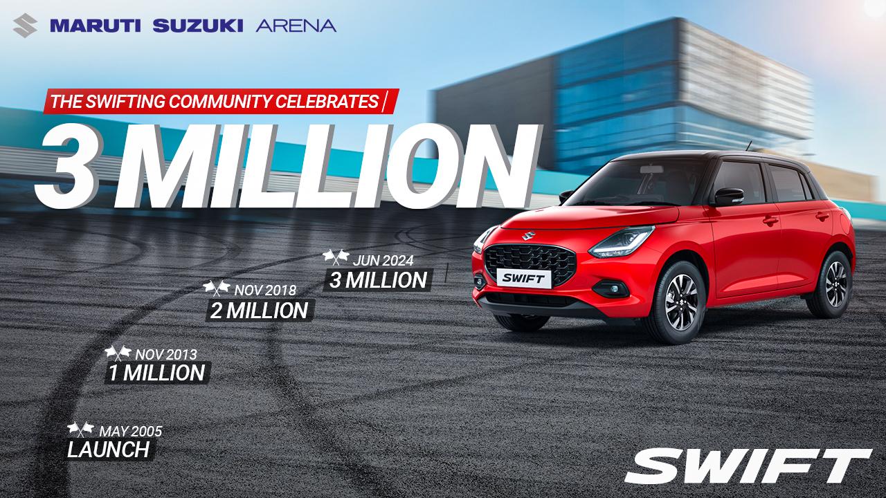 Maruti Suzuki Swift records 3 million sales in India