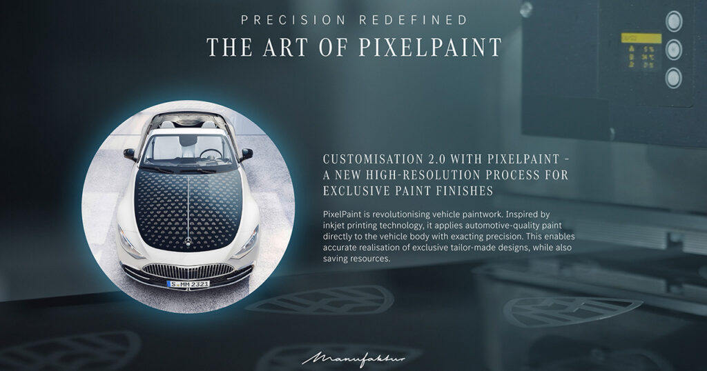 Mercedes Benz introduces new PixelPaint technology for custom paint