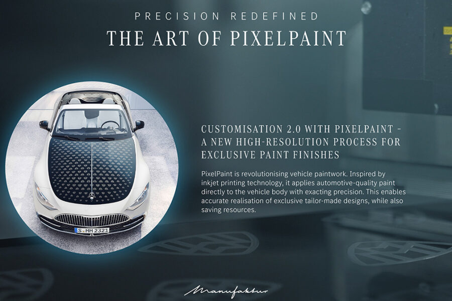 Mercedes Benz introduces new PixelPaint technology for custom paint