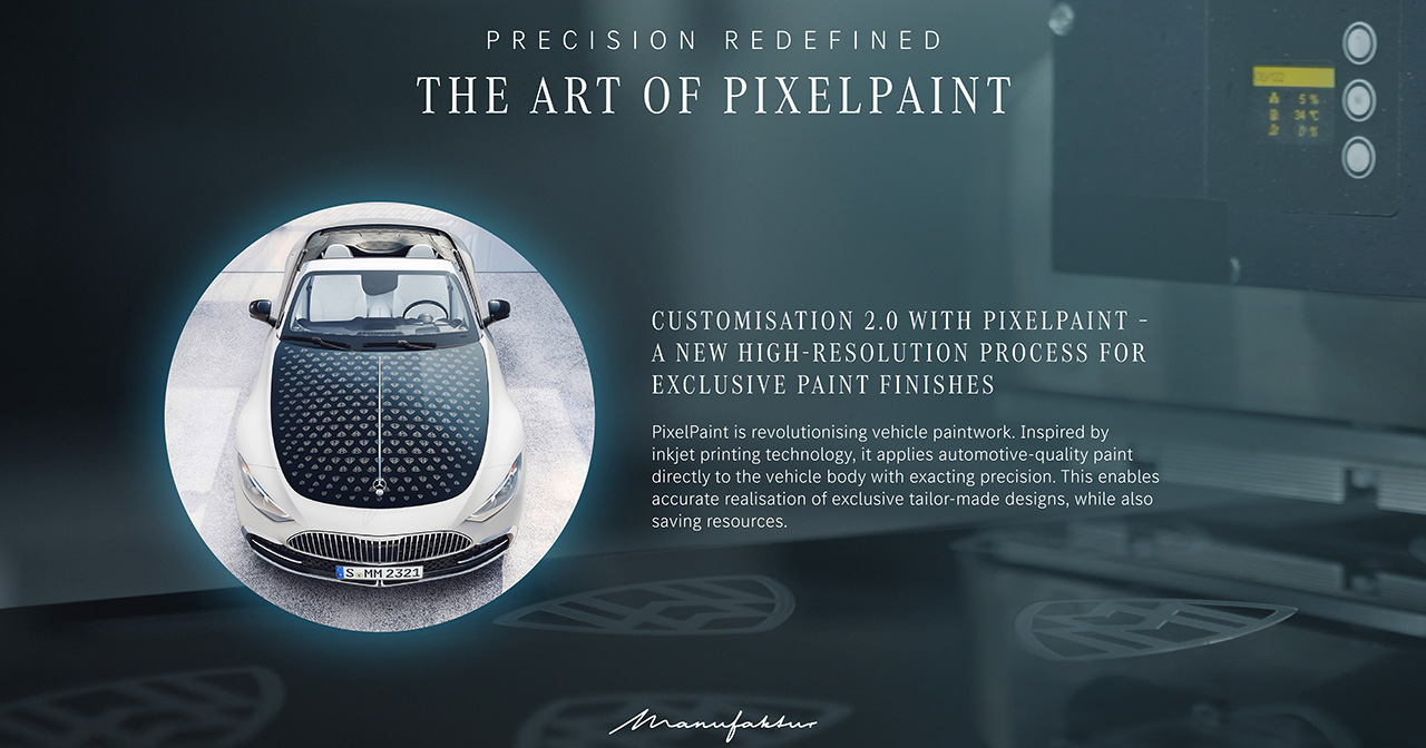 Mercedes Benz introduces new PixelPaint technology for custom paint